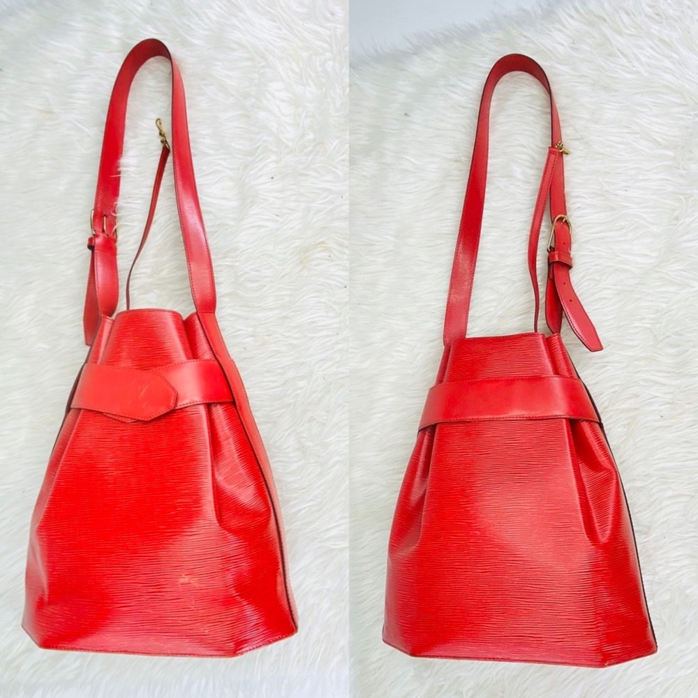 😍💃🏻🥰Authentic LOUIS VUITTON Red Epi Sac… 30 - Picture 10 of 14